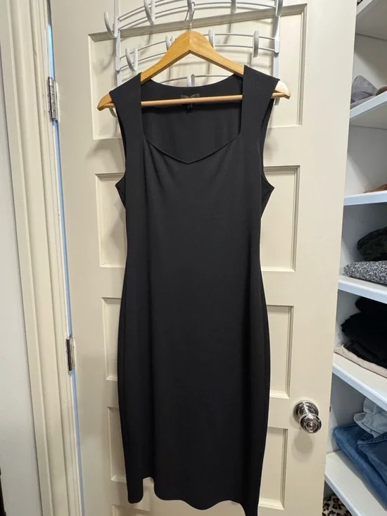 Theory Black Sleeveless Sheath Dress - Elegant Everyday - Picture 2 of 6
